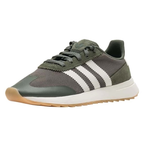 adidas dark green sneakers